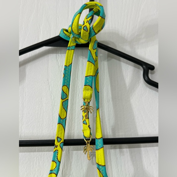 Trina Turk Trellis Twist Plunge One Piece Swimsuit Size 10 - Picture 16 of 16